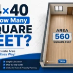 14×40 Is How Many Square Feet