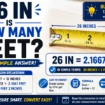 26 Inches Is How Many Feet