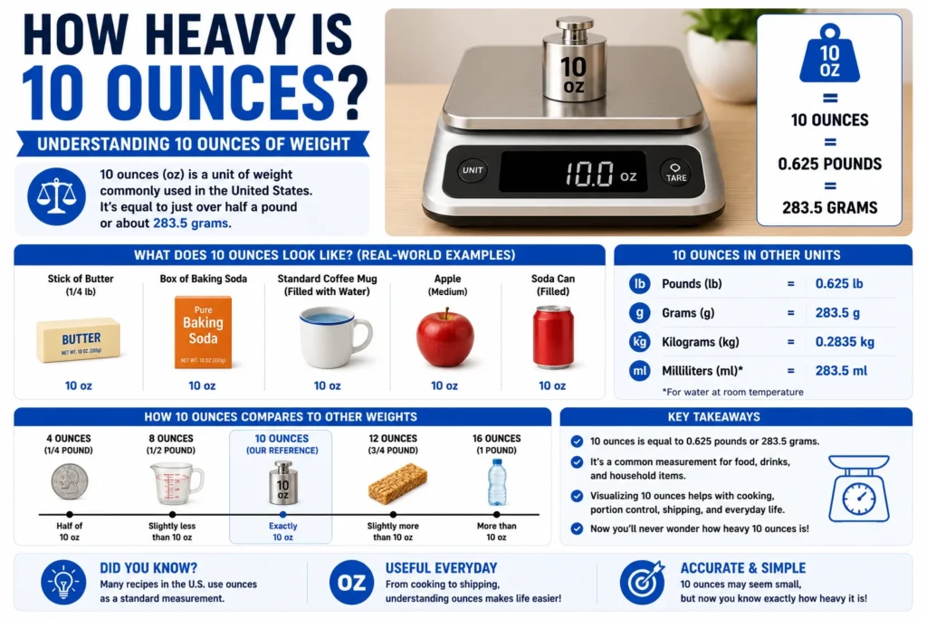 How Heavy Is 10 Ounces