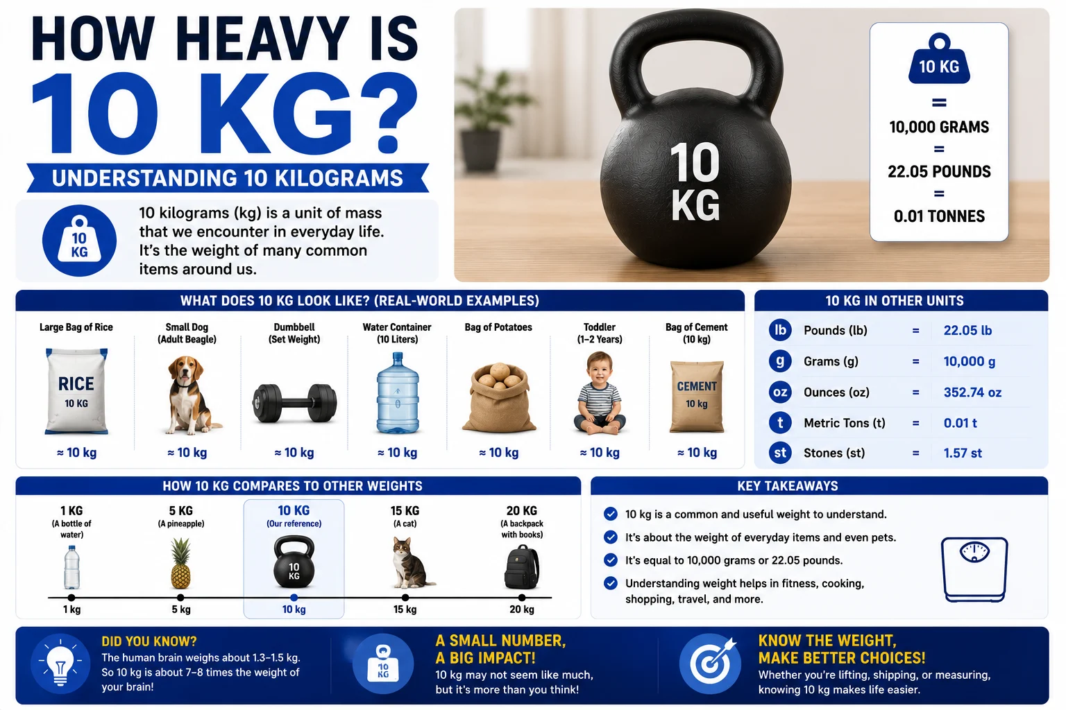 How Heavy Is 10 kg