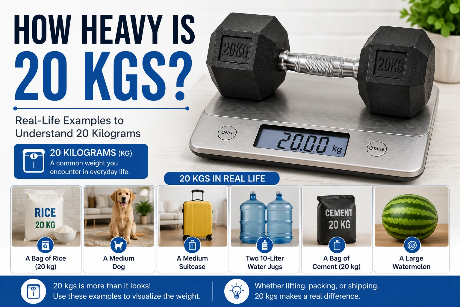 How Heavy Is 20 Kgs