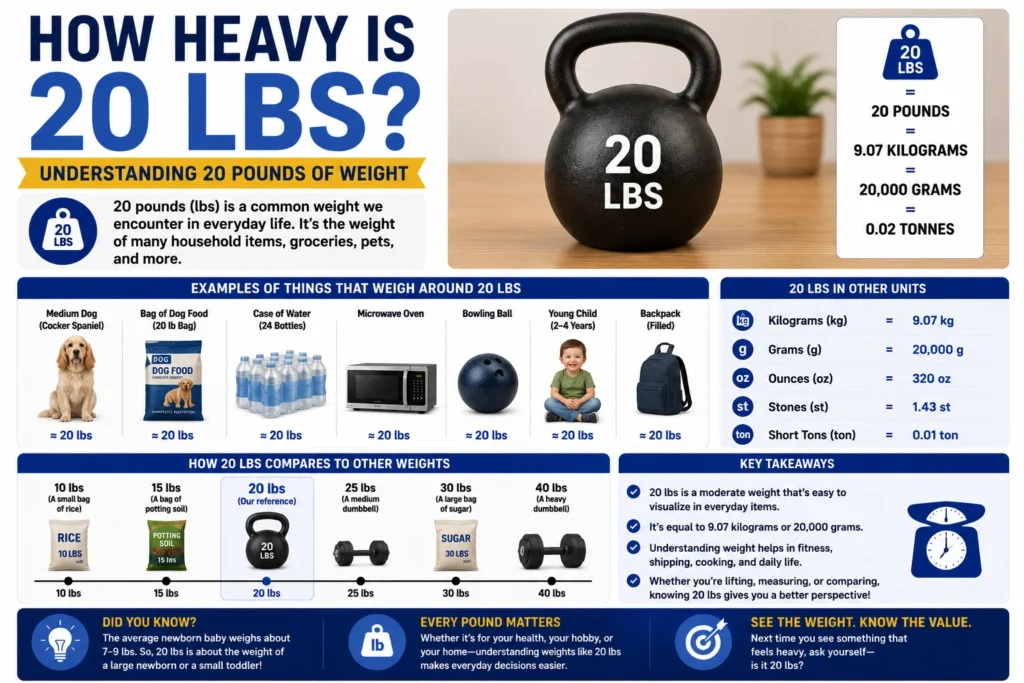 How Heavy Is 20 lbs
