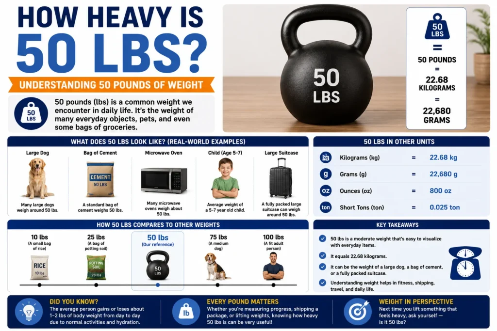 How Heavy Is 50 lbs