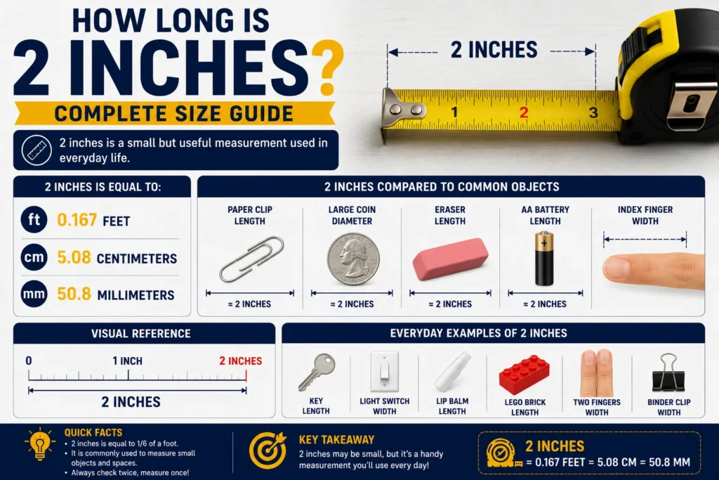 How Long Is 2 Inches