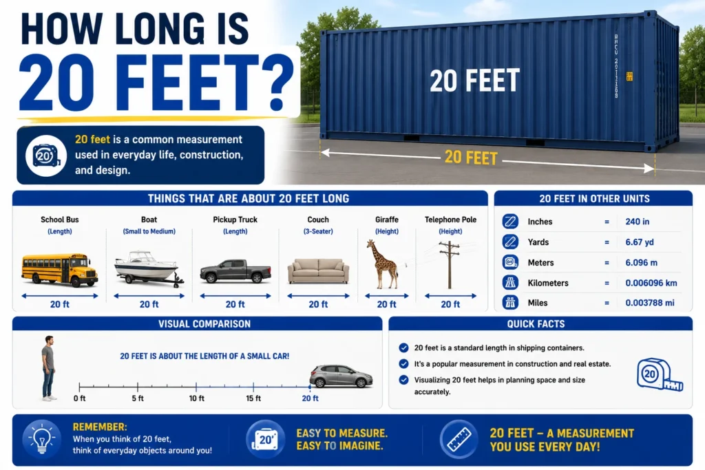 How Long Is 20 Feet
