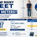 How Many Feet Is 1.79 Meters