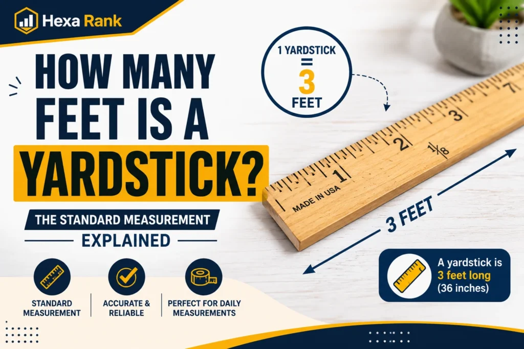 How Many Feet Is a Yardstick