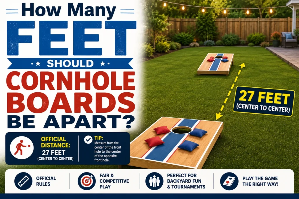How Many Feet Should Cornhole Boards Be Apart