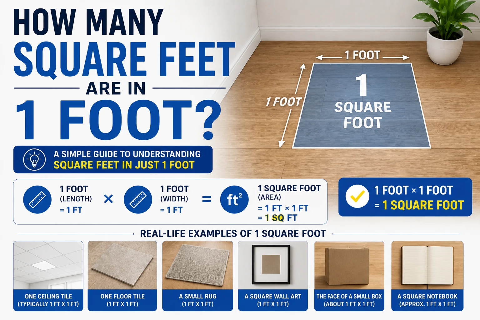 How Many Square Feet Are in 1 Foot