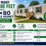 How Many Square Feet Is a 16×80 Mobile Home