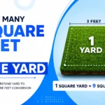How Many Square Feet in One Yard