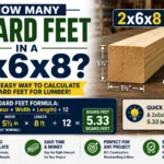 how many board feet in a 2x6x8
