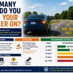 how many feet do you turn your blinker on