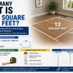 how many feet is 12 square feet