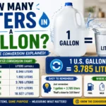 how many liters in a gallon