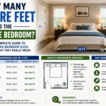how many square feet average bedroom