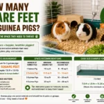 how many square feet for 2 guinea pigs