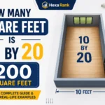 how many square feet is 10 by 20