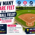 ow Many Square Feet Is a Softball Field