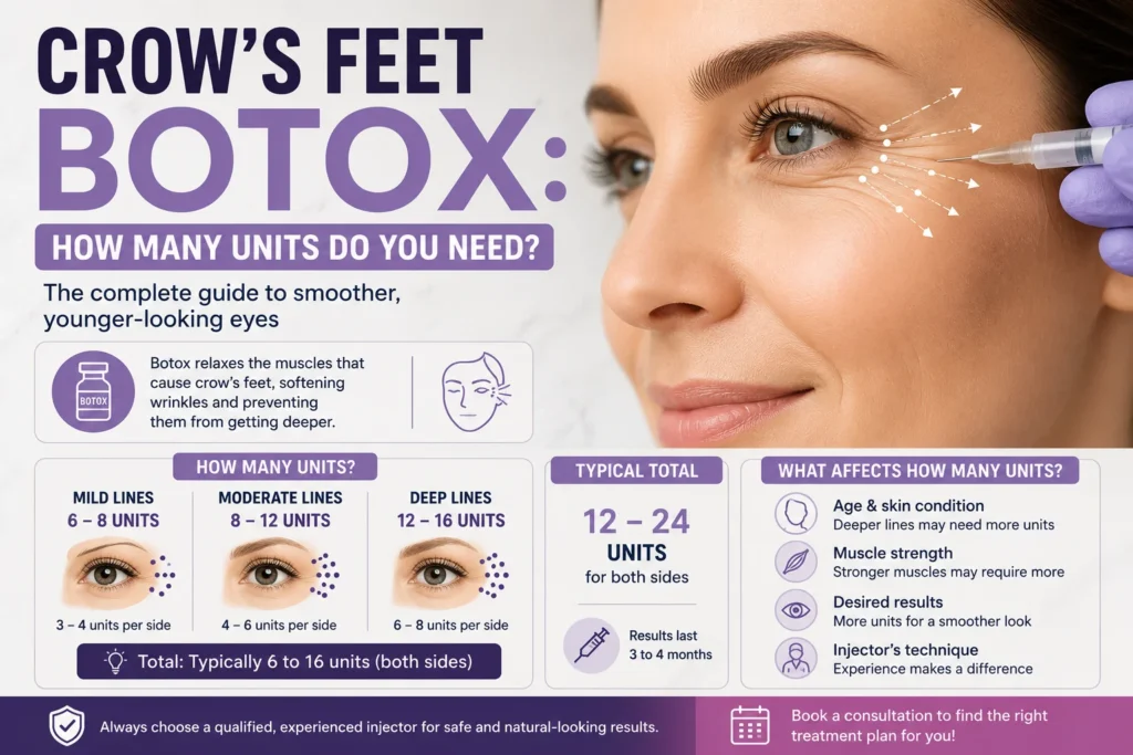 row's Feet Botox: How Many Units Do You Need