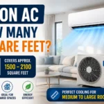 3 ton ac how many square feet
