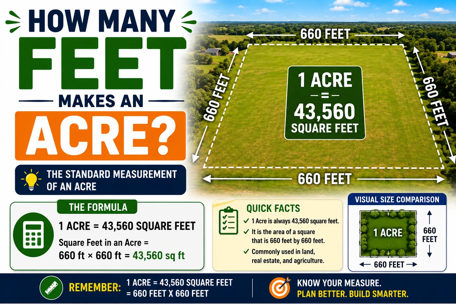 How Many Feet Makes an Acre