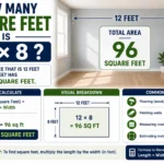 How Many Square Feet Is 12 × 8