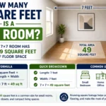 How Many Square Feet Is a 7×7 Room