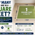 how many feet are in a square feet