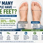 how many people have wide feet