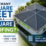 how many square feet in a square roofing