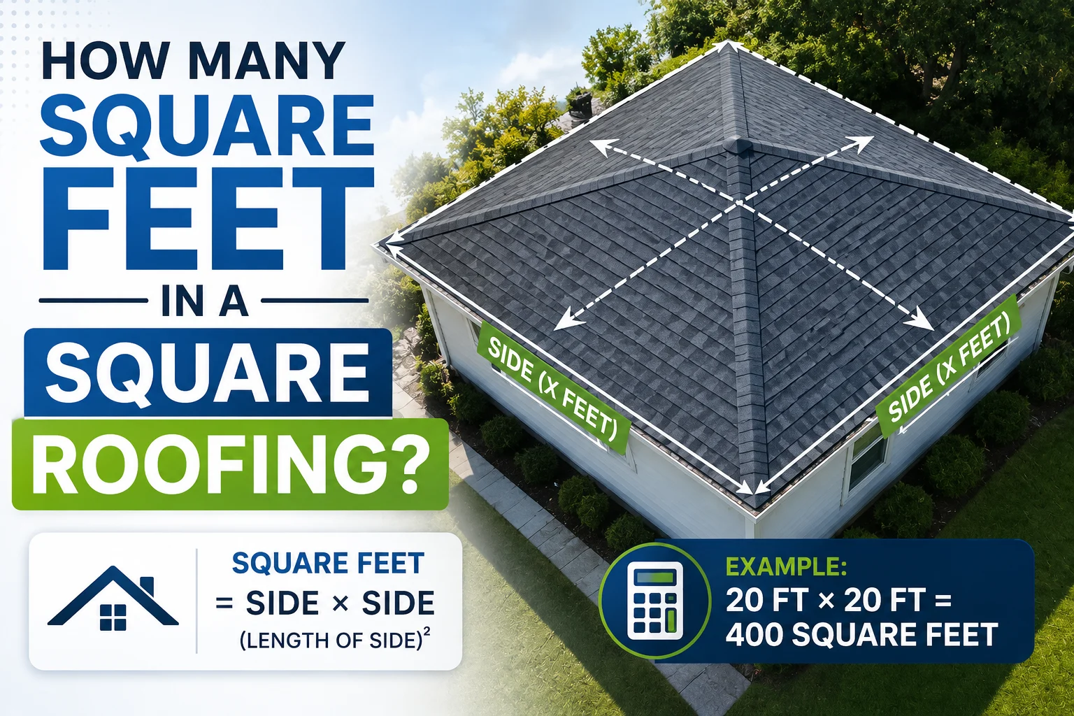 how many square feet in a square roofing