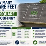 how many square feet in one square of roofing
