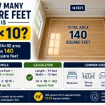 how many square feet is 14x10