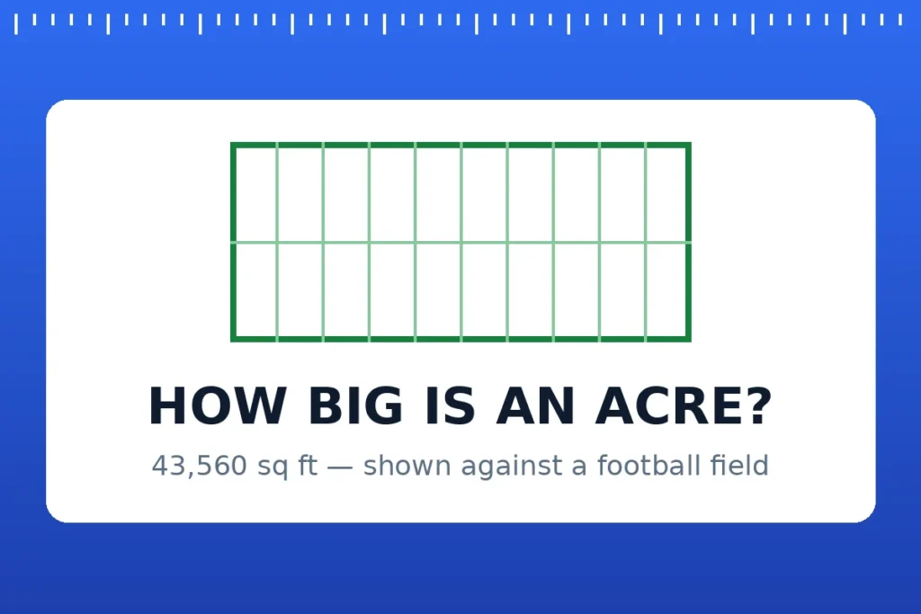 How Big Is an Acre? Visual Guide with Comparisons